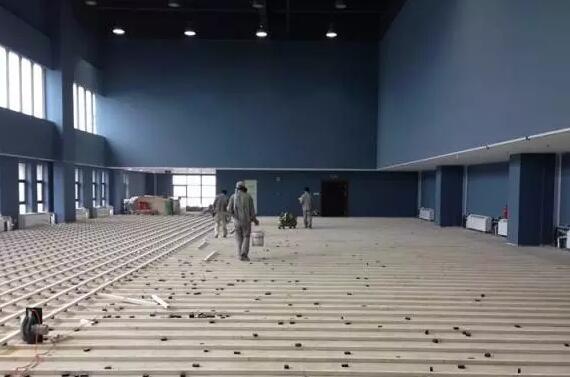 運動木地板施工